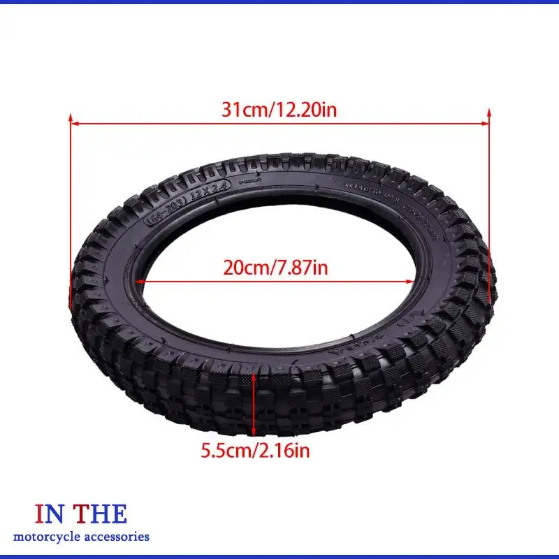 12x2.4 Tire Electric Scooter Tyre For Kids Bike 12 Inch 64-203 Children Bicycle Tire view 3