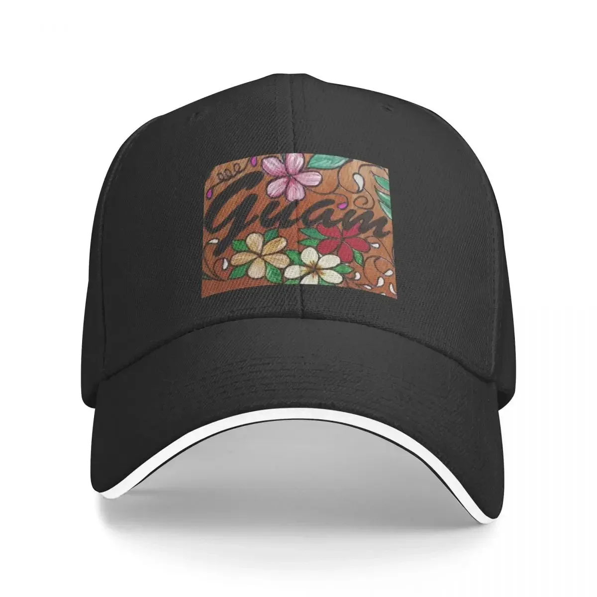 

Guam, FMG6966, flowers Baseball Cap sun hat Horse Hat Golf Visor Girl'S Hats Men's