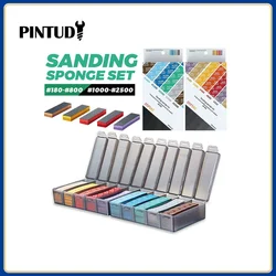 DSPIAE-esponja de lijado de 30 piezas para GK, Kit de herramientas para hacer papel de lija, pulido de arco combinado, modelo militar