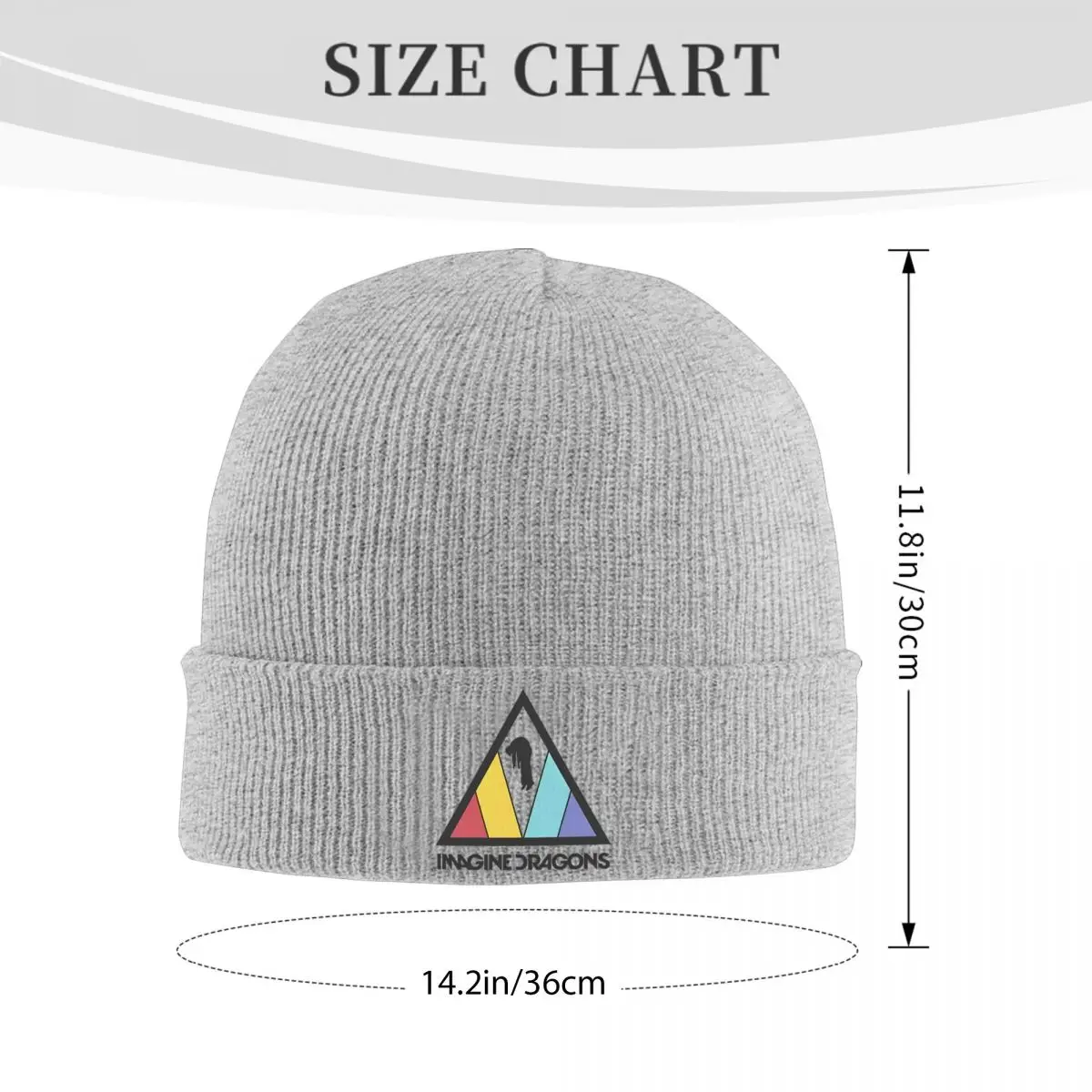 American Pop Rock Music Hat Autumn Winter Beanie Warm Imagine Dragons Band Cap Men Women Acrylic Bonnet