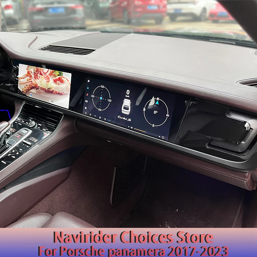 

android Auto Stereo Video GPS Carplay 24.6'' Interactive For Porsche Panamera 2017-2023 Android 15 Upgraded New Display Radio