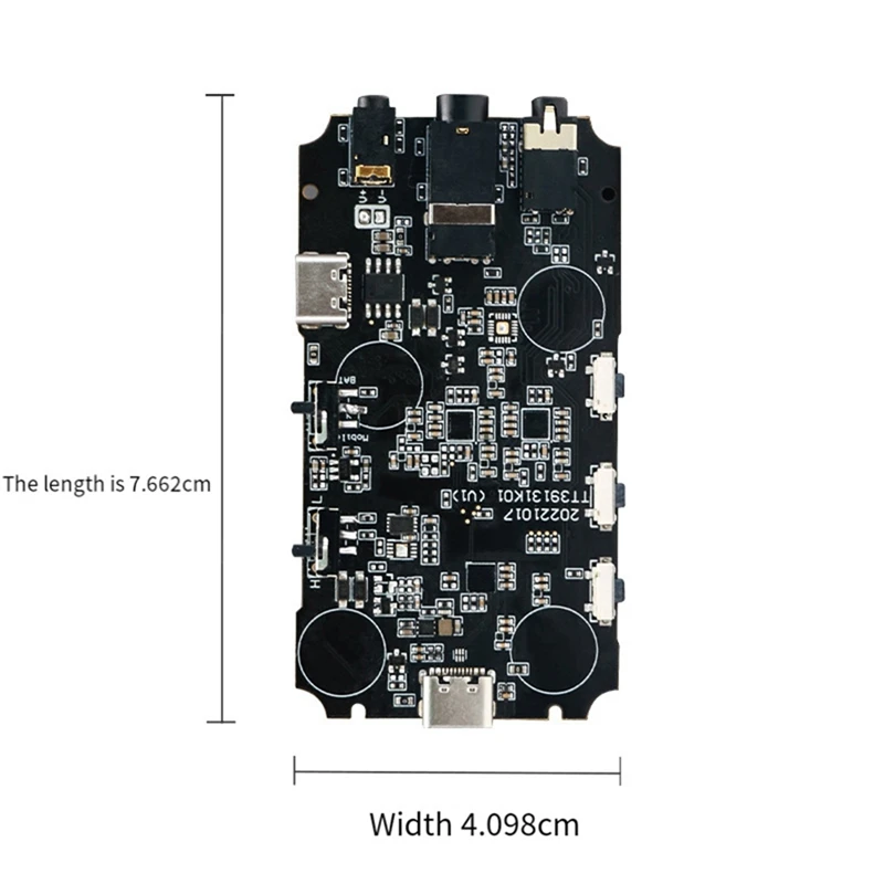 Módulo de Audio con Chip Dual CS43131, calidad de Audio Hifi, módulo de decodificación de Audio Digital 4,4 + 3,5 + 2,5, módulo de Audio Digital Usbc duradero
