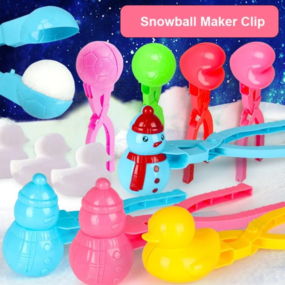 Fabricant de boules de neige en plein air de haute qualité, Clip multi-styles en plastique, moule de boule de neige, jouets de sport de combat pour enfants et adultes