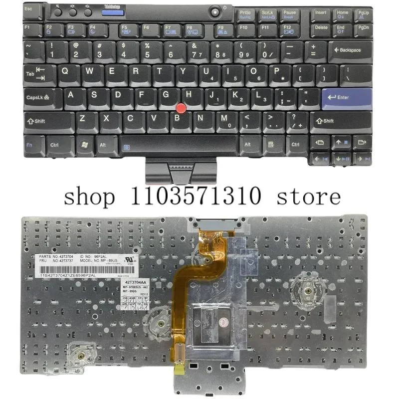 Replacement for Lenovo Thinkpad X200 X200S X200T X201 X201i X201S X201T US Keyboard