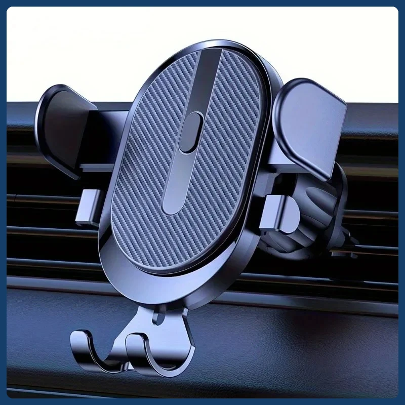 

360° Rotating Car Air Vent Phone Holder – Universal Hook Clip Mount with Anti-Slip Grip for iPhone/Samsung/GPS Accessories