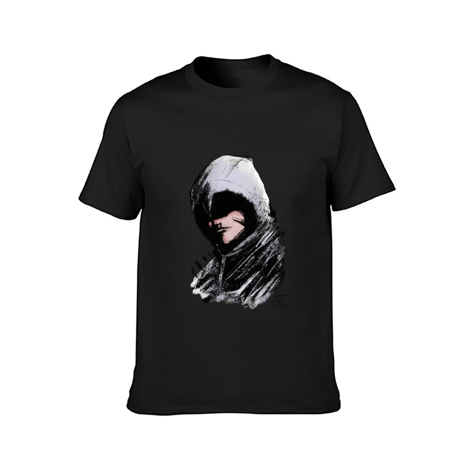 Assassin’s Creed Face T-Shirt for a boy customs design your own anime mens white t shirts