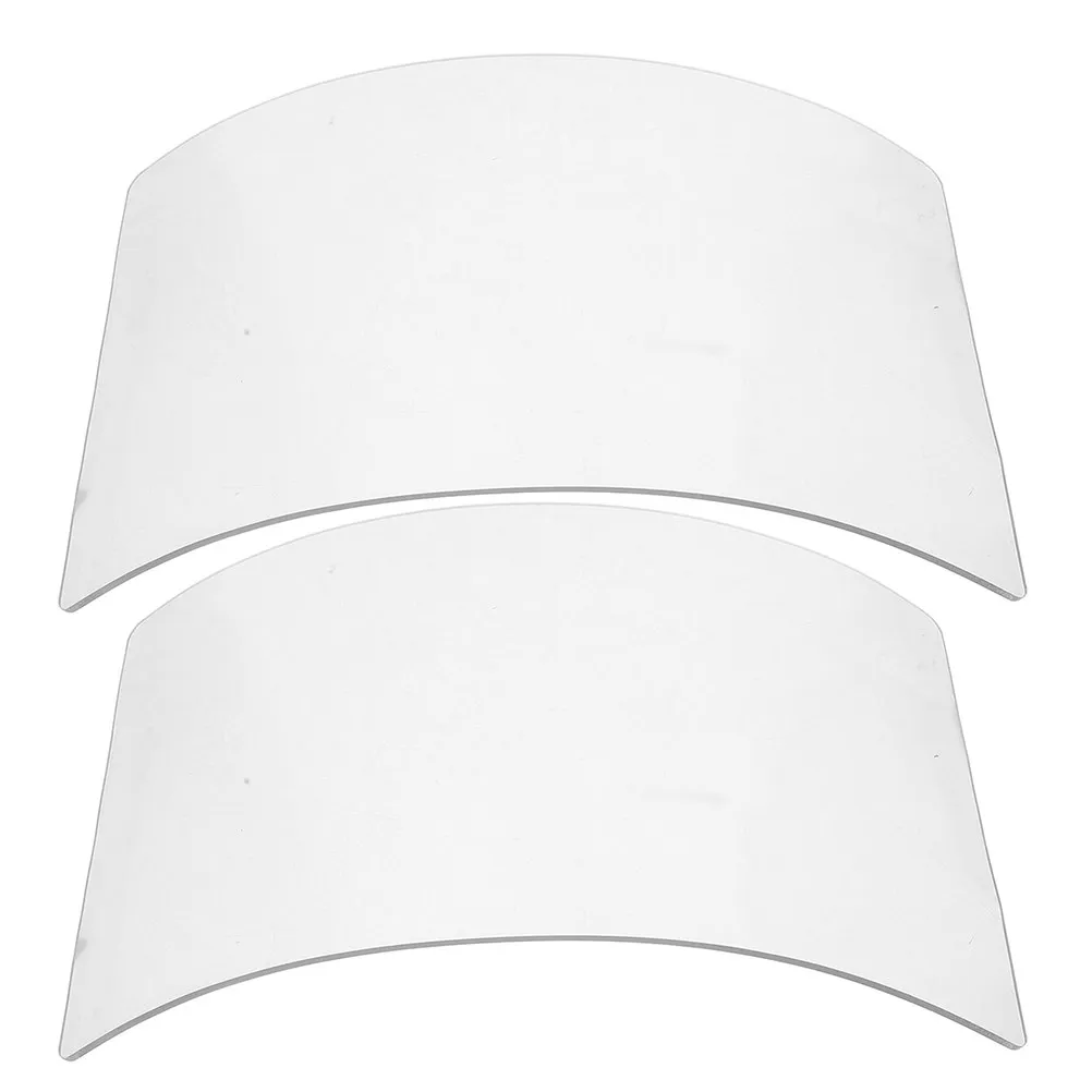 

2Pcs Protective Dust Mask Sandblasting Hood Cap Screen Lens Transparent Sandblast Hood Replacement Lens for Grinding Cutting
