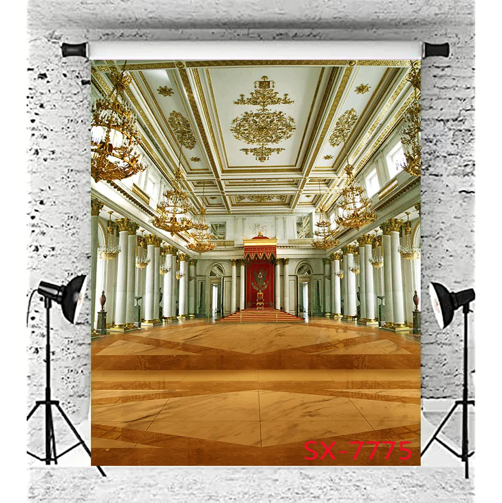 Palace European Style Retro Classicial  Photography Backdrops Props Art Castle Architecture Studio Background  DYL-04