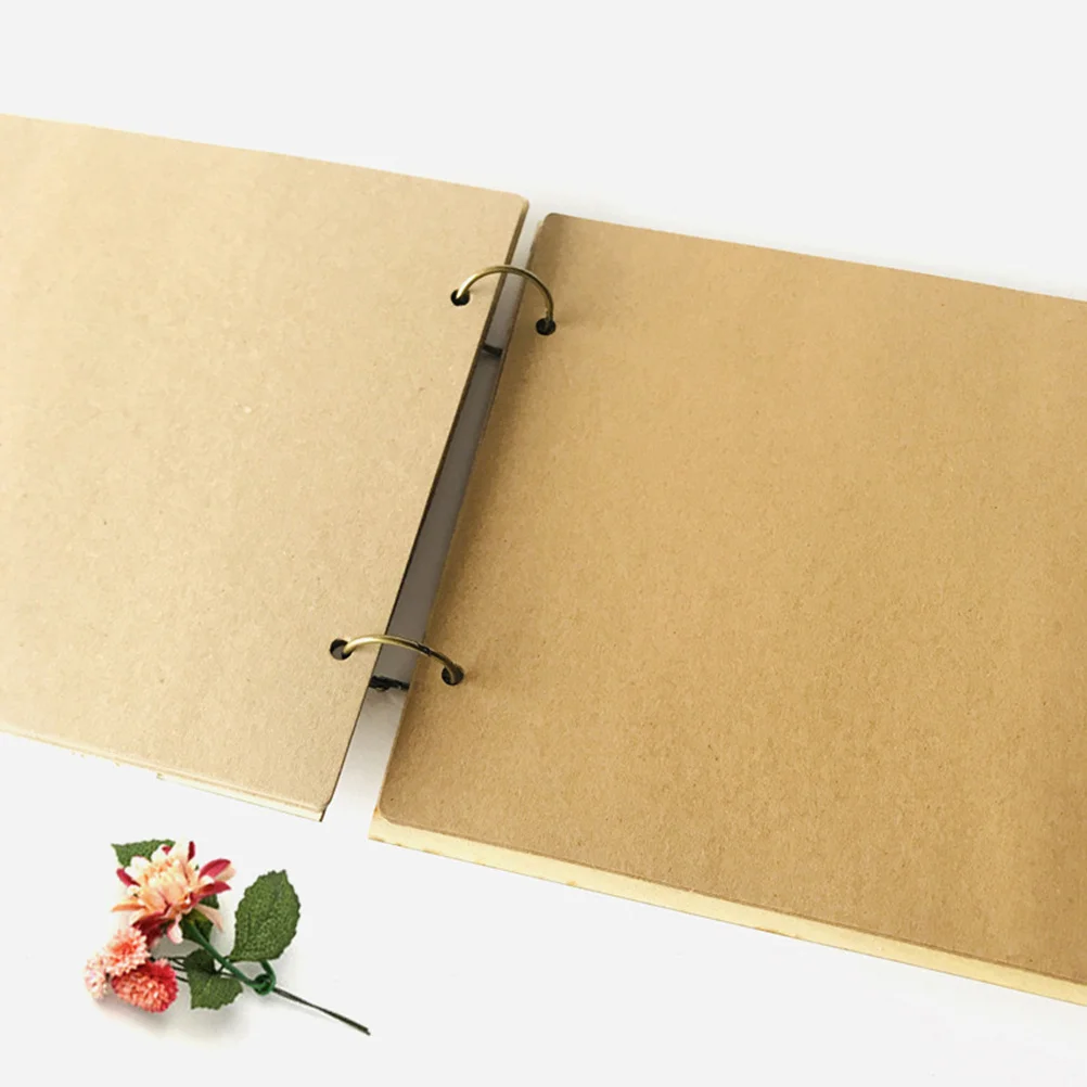 

Photo Album Wedding Autograph Book Gift Welcome Sign Wooden Decor Guest for Party