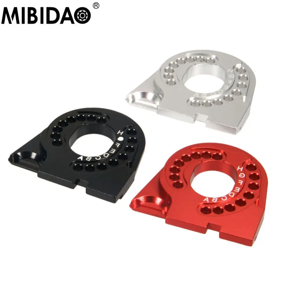 MIBIDAO-Base de montage moteur en alliage d\'aluminium siège pour 1/10 TRX-4 TRtage RC inoler pièces de mise à niveau