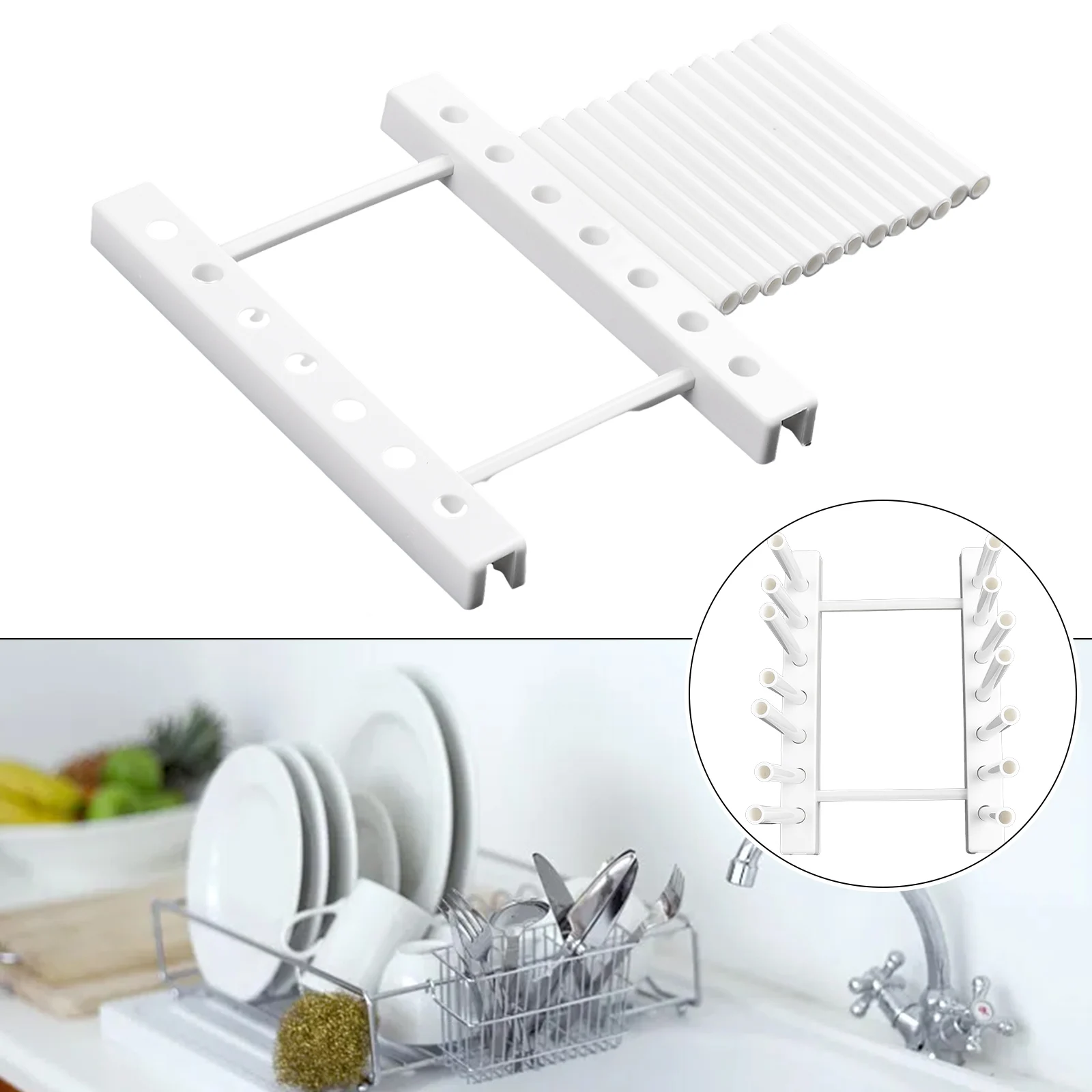 For Kitchens Utensils Rack Tray 1 Pcs 12*17*9.5cm Plastic Removable Compact Design High Quality Widely Applicable