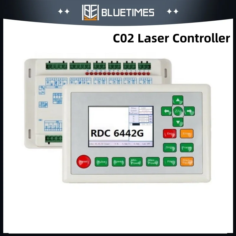 

Bluetimes Controller CO2 Ruida RDC6442G CNC Motherboard System Laser Engraving Machine Control Card RDC 6442S Panel