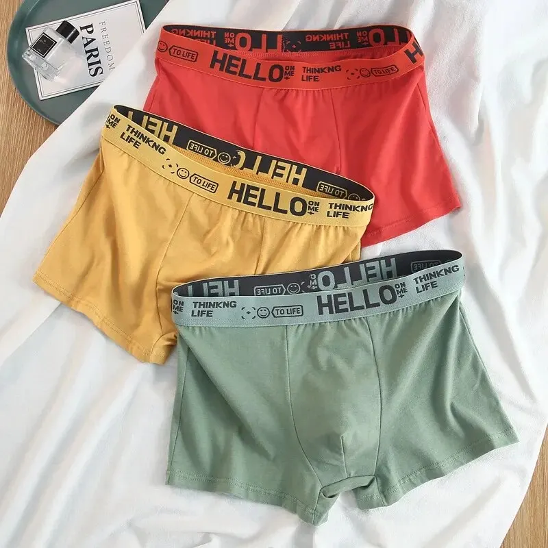 12 Pieces Plus Size Mens Underwear Men Cotton Underpants Male Pure Men Panties Shorts Breathable Boxer Shorts Comfortable Soft