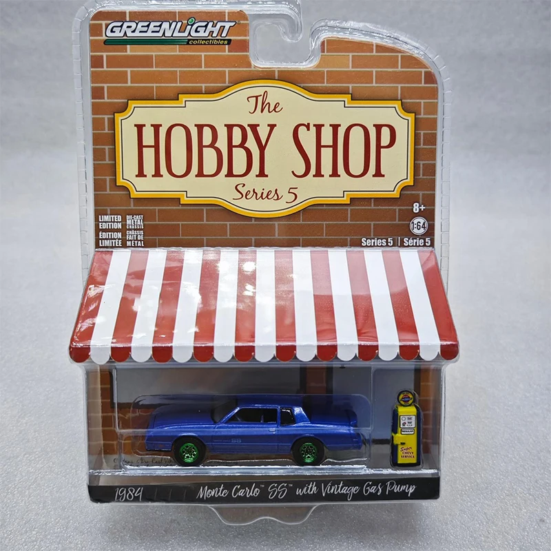 Greenlight 1:64 Monte Carlo Studebaker Retro Air Pump Green Machine Series Diecast Model Alloy Car Child Gift Collect Ornaments