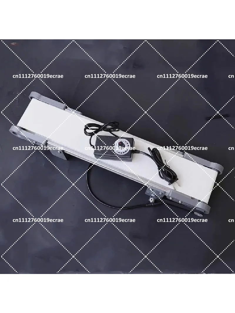 Small Desktop Conveyor, Electric Speed Regulation, Friction Experiment Model, Customizable for Teaching Use