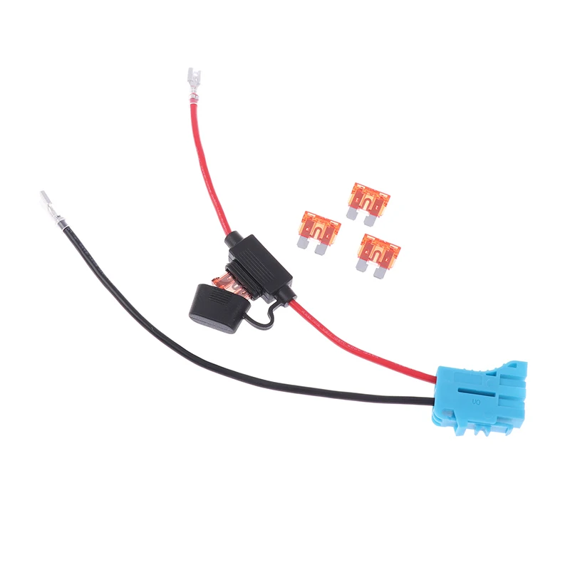 1Pc Replacement Wiring Harness Connector For Peg Perego 12V SLA Battery With Fuse Compatible Battery