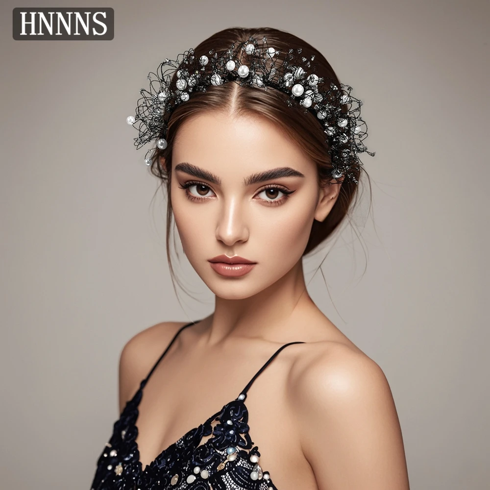 

TOPQUEEN Fashionable Bridal Wedding Headbands Handmade Extremely Simple Style Women's Banquet Party Daily Hair Accessories YXA19