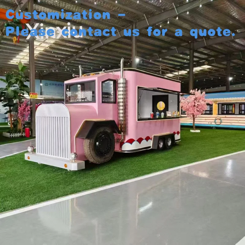 

custom.Customized Food Stall Fast Food Truck Pizza Truck Truck Mobile Kiosk Coffee Corn Roll Kitchen