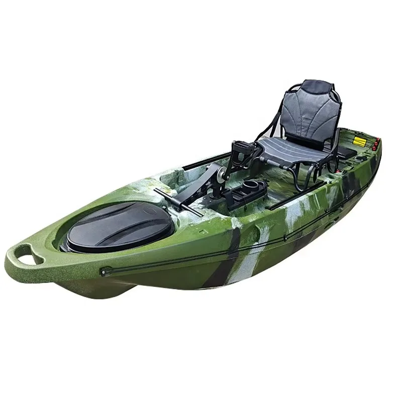 OEM Plastic Fishing Kayak for One Person Pedal Powered Kayak with Propeller Drive System view 2