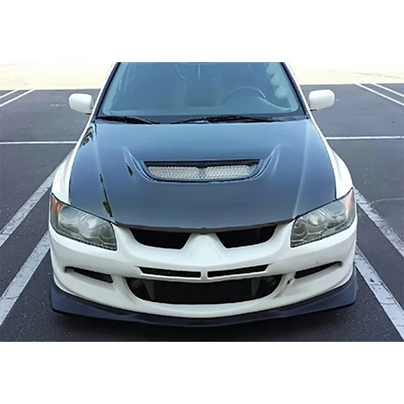 OEM Style Hood Bonnet Carbon Fiber for 2003-2005  Evoulution EVO 8 Lancer Evolution   OLOTDI - view 5