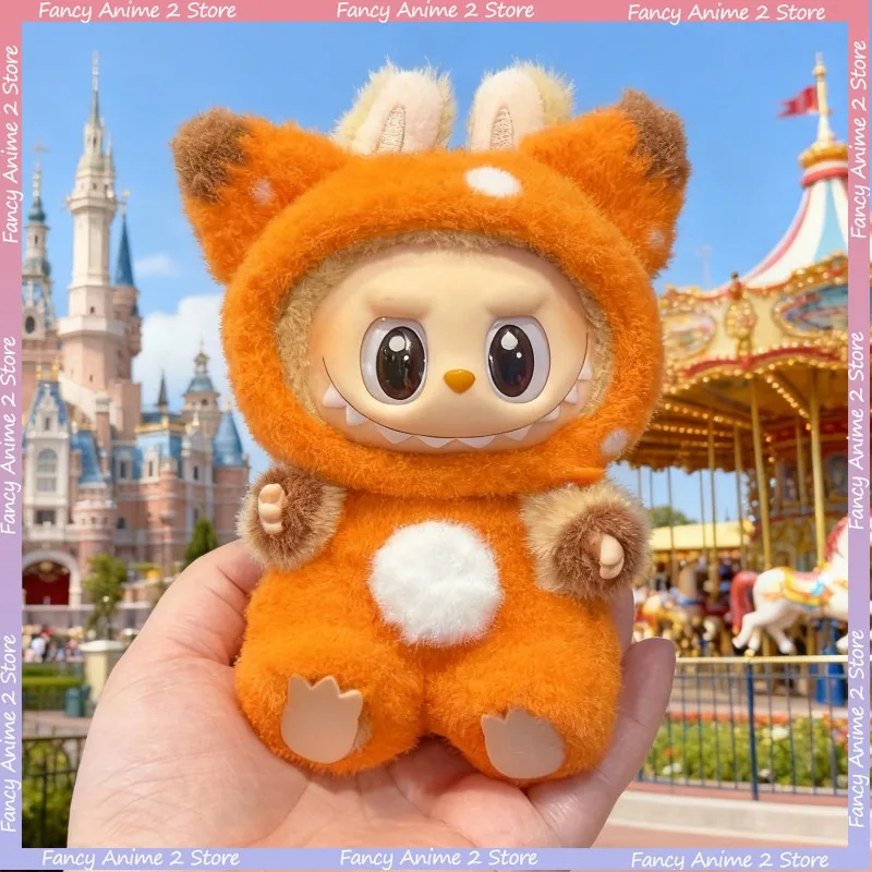 

Kawaii Little Fox Dress Up наряды для 17 см Labubu забавные мини-плюшевые куклы костюмы милые аксессуары для кукол ручной работы хорошие подарки