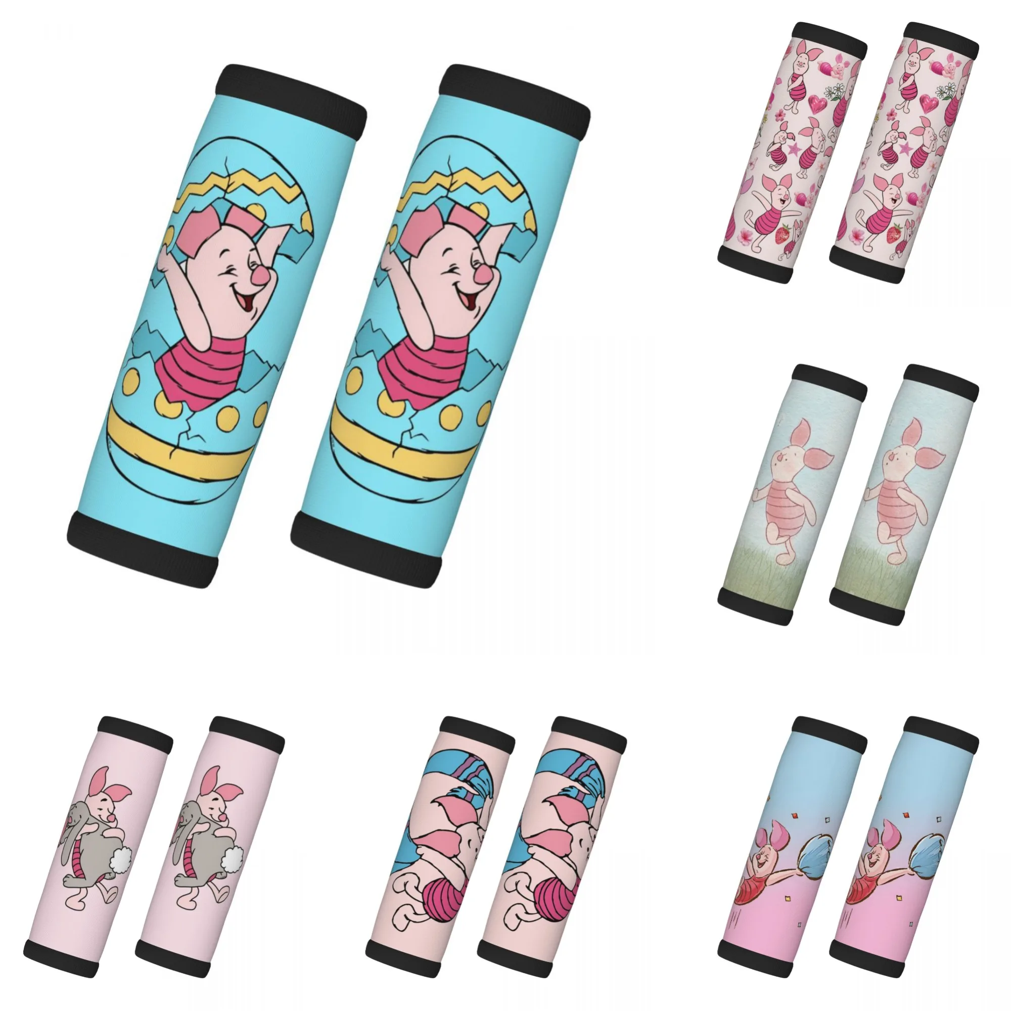 

Пользовательский поросенок с мультяшной ручкой, чехол для дверной ручки, поросята, большой фильм, чемоданы, дорожные аксессуары