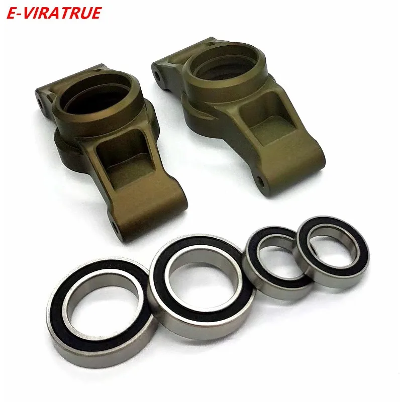 

E-VIRATRUE 7075 Aluminum Rear Stub Axle Carriers For TRAXXAS XMAXX 8S&XRT 1/5