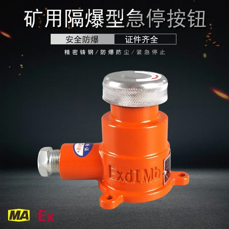 Mining explosion-proof emergency stop button BZA2-5/36J (A) reset explosion-proof button switch 5A36V for coal mines