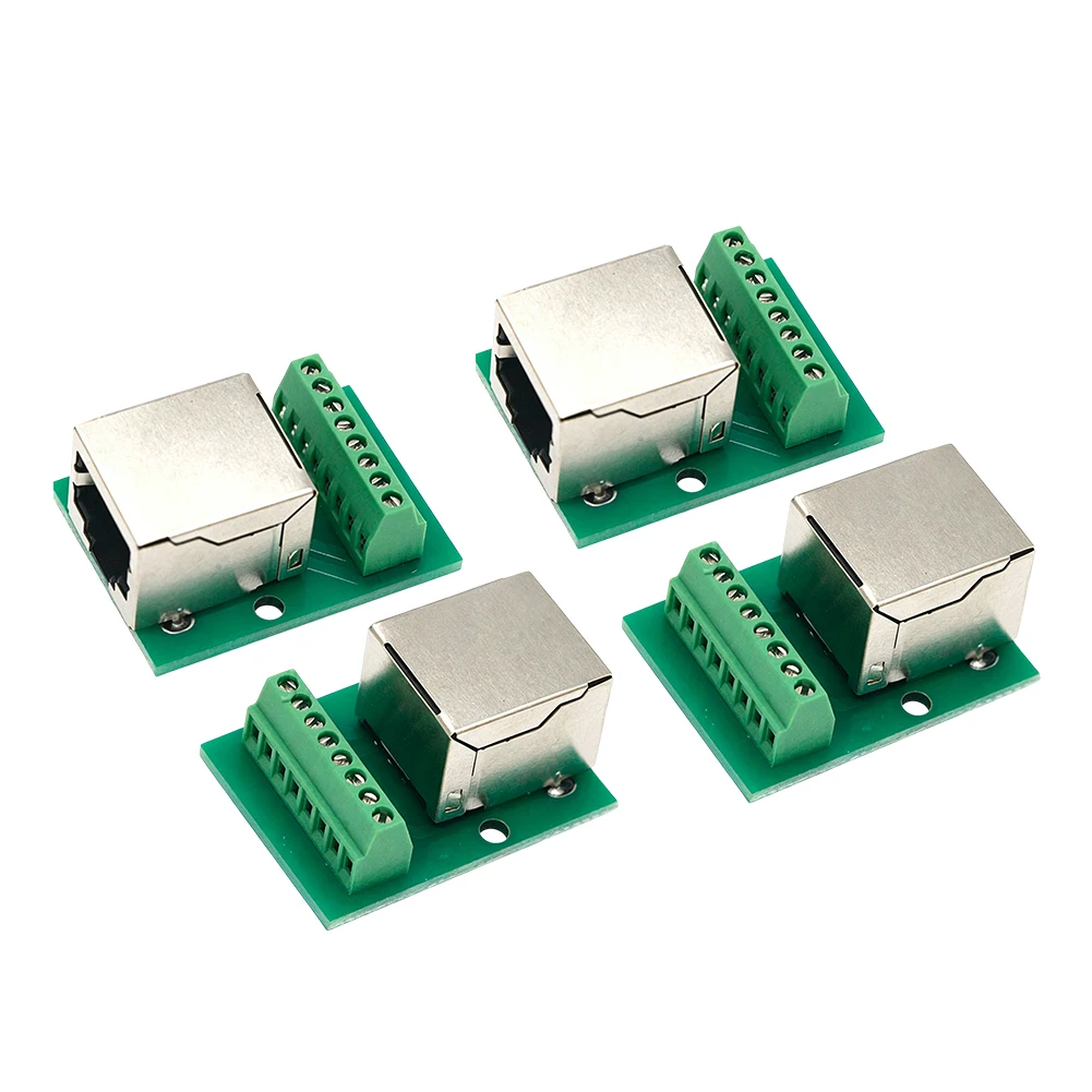 4pcs Metal Network Port Adapter Boards for RJ45 Applications with Focus on Thermal Management and Mechanical Durability