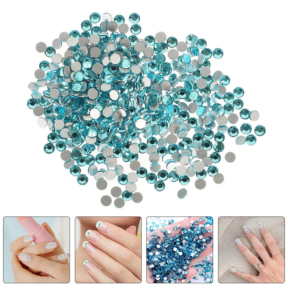 2880 pièces cristal verre strass Multi tailles dos plat Nail Art gemmes pour ongles acryliques bijoux à bricoler soi-même artisanat manucure décor