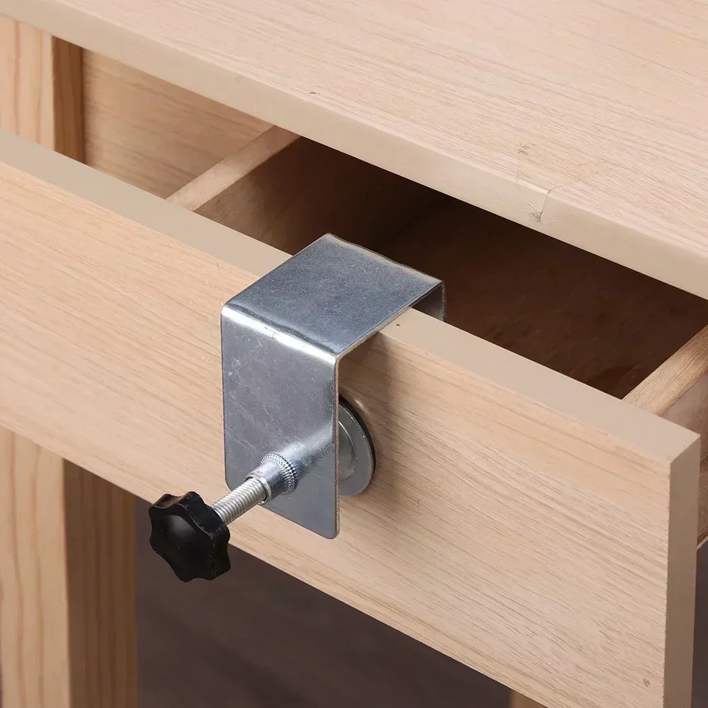 Woodworking Jig Steel Drawer Panel Clips Drawer Front Installation Clamps Cabinet Tool Home Furniture Installation Tools