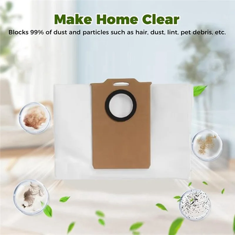 N95R For Dreame MOVA E20 Pro Plus / Trouver E20 Pro Plus Vacuum Cleaner Spare Parts Vacuum Brush Dust Bag Filter Mop Cloth