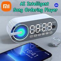 Xiaomi Audio Bluetooth Electronic Clock Alarm Speaker Student Alarm Clock Bedroom Simple Night Light Rechargeable Portable Gift