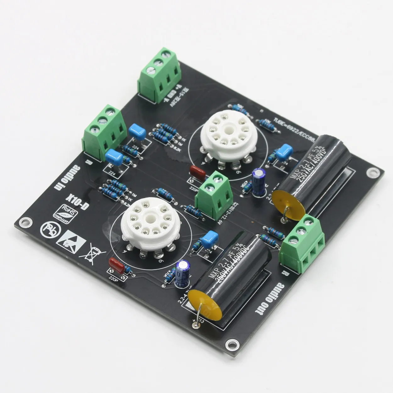 Zestaw lampowego przedwzmacniacza HiFi, płytka przedwzmacniacza stereo oparta na Musical Fidelity X-10D — zdjęcie produktu 3