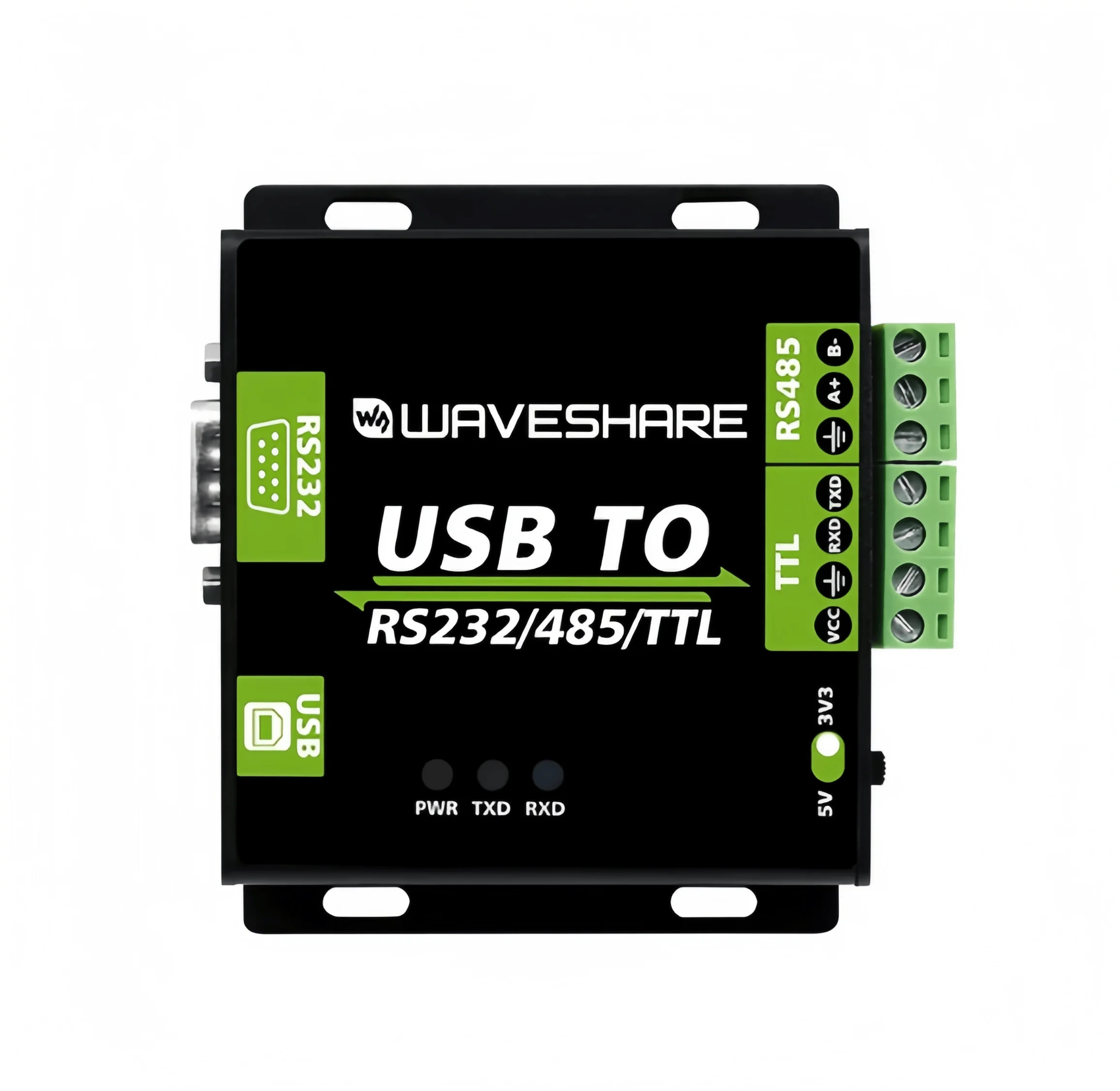 

USB-to-TTL/RS485/RS232 & TTL-to-USB Serial Communication Module FT232 Industrial-Grade Isolated