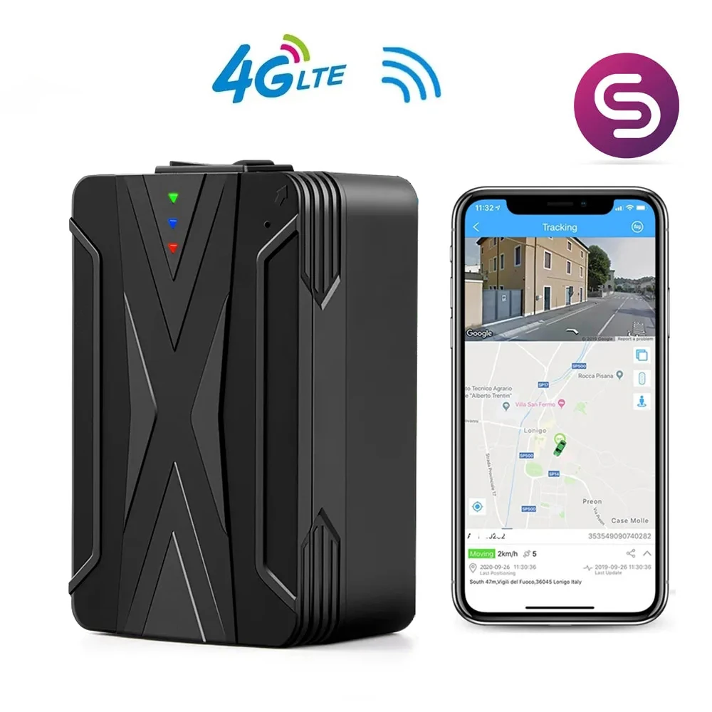 

4G GPS Tracker Car Alarm LK970B Long Standby 10000mAh Vehicle GPRS Locator Waterproof IP67 Strong Magnet Lifetime Free APP