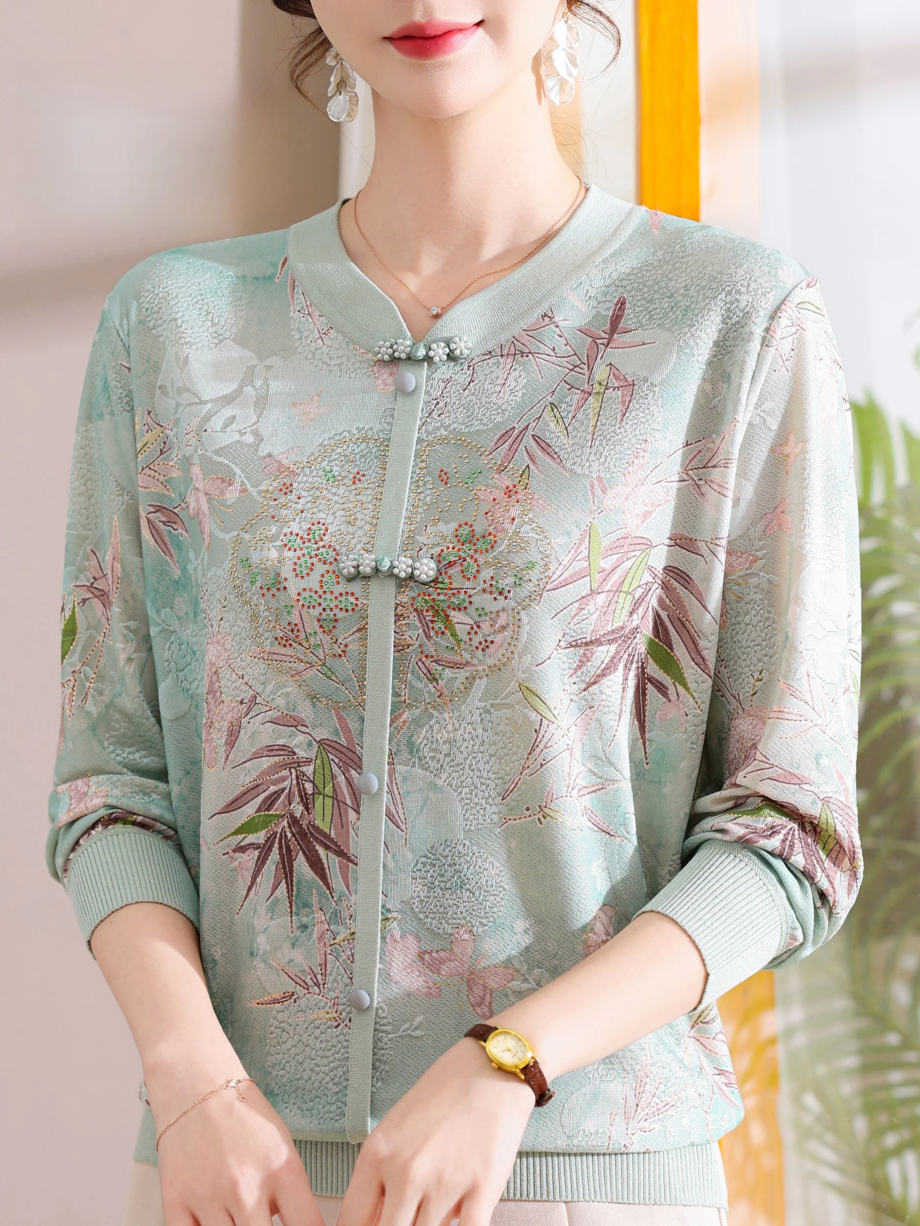 Nieuw Chinees stijl gebreid di - Women Fashion Over 60 recensie en prijs