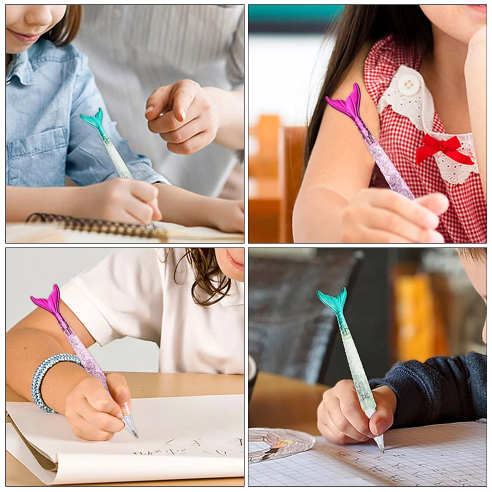 

Cute Mermaid Pens Set Colorful Mermaid Ink Pens Fun Gel Pens for Students Writing and Creative Projects