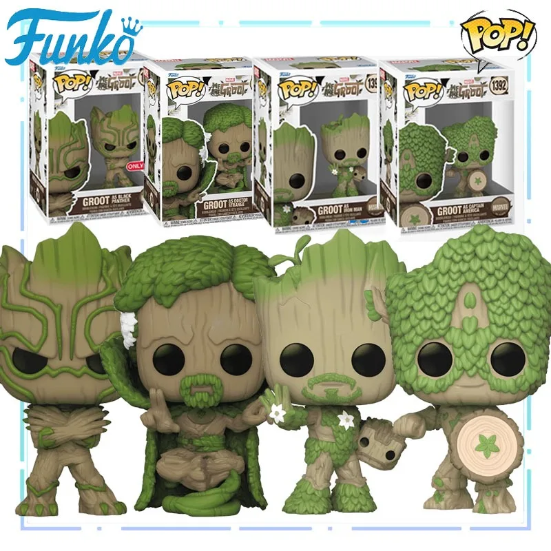 

Funko POP Original Marvel Groot Doctor Strange Iron Man Captain America Action Figure Toys for Boys Girls Kids Gift