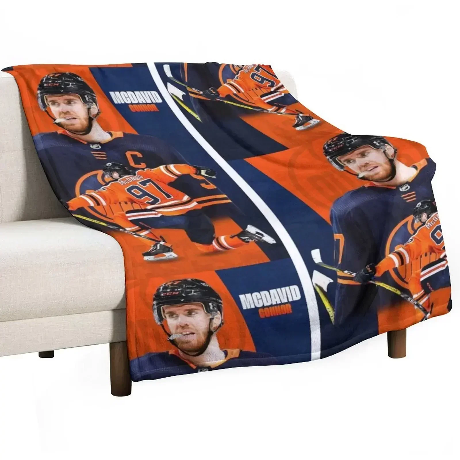 

Connor McDavid Throw Blanket Kid'S Flannel Soft For Baby Blankets