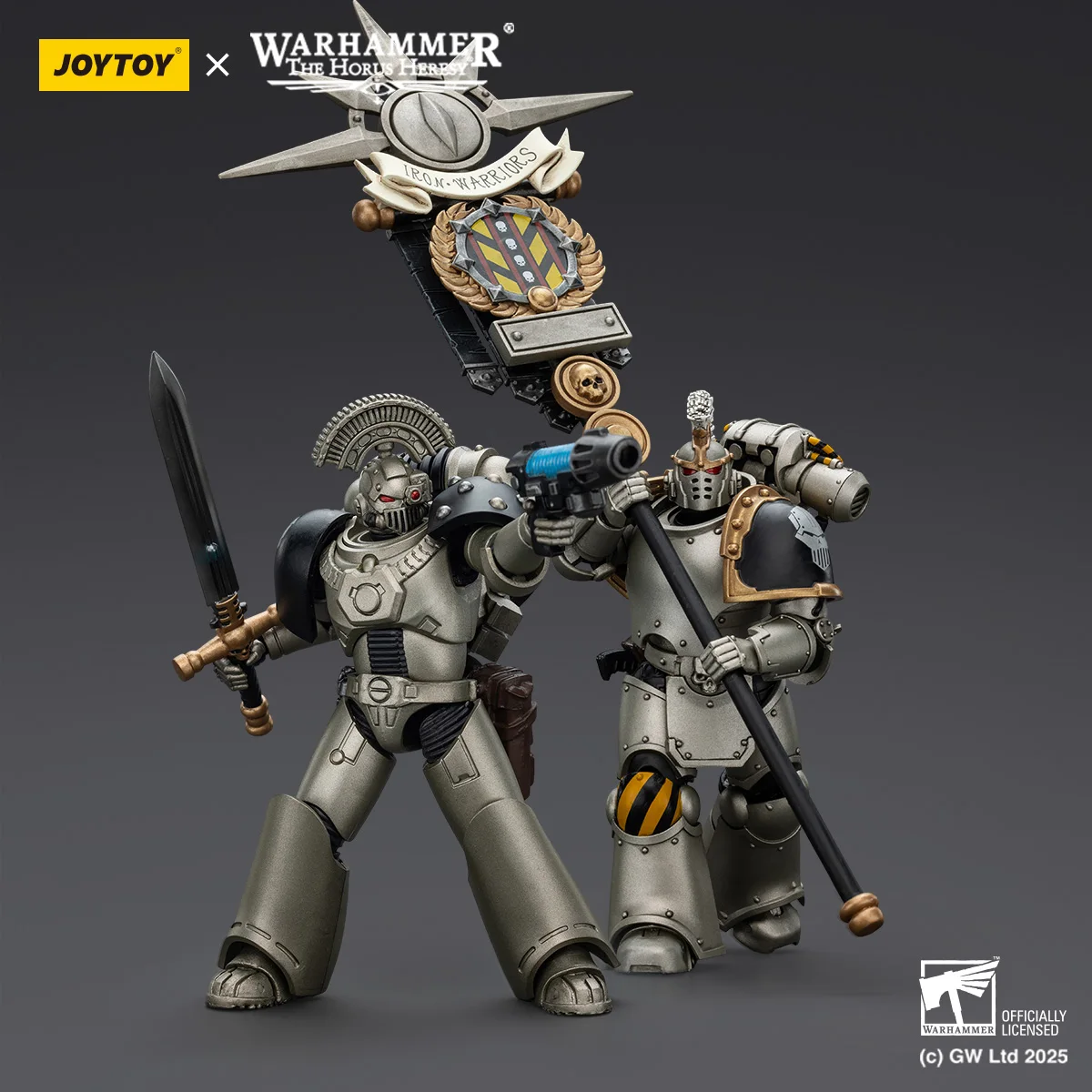 TOYVERSE JoyToy Iron Warriors MKVI Tactical Sergeant & Legion Command Chosen High Detail 1/18 Figures
