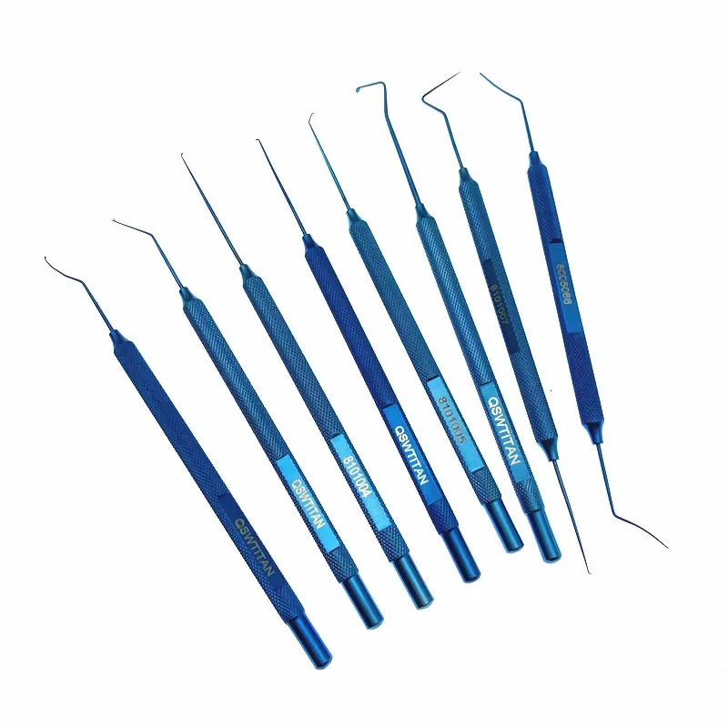 Drysdale Nucleus Repositor Synechiae Retina Detachment Ophthalmic M-Hook Chopper Splitter Titanium