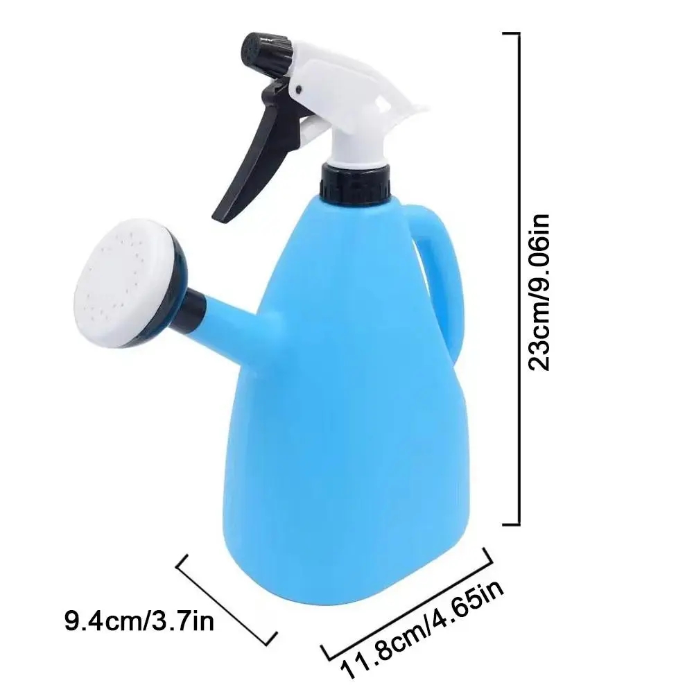 2 in 1 물뿌리개 플라스틱 정원 식물 압력 분무기 물 주전자 실내용 1L 꽃 다기능 원예 도구
