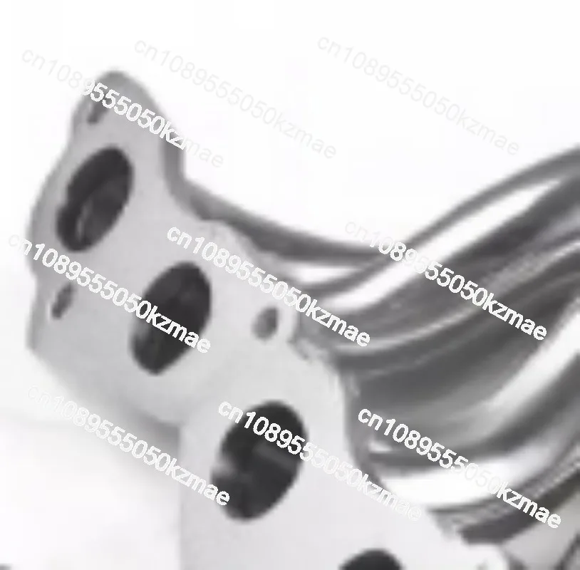 4-1 Exhaust Manifold 304 Stainless Steel, 38mm Primary Tube 12mm Flange, Turbo Header for Drift Race Car in Stock
