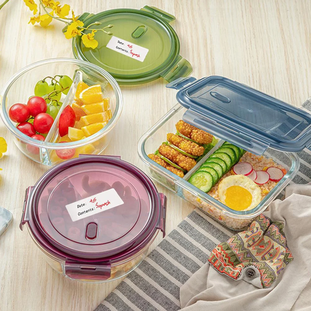 

1 рулон, клейкая наклейка для хранения продуктов, этикетка для морозильной камеры для приготовления еды, записываемый многоразовый контейнер, органайзер для бутылок