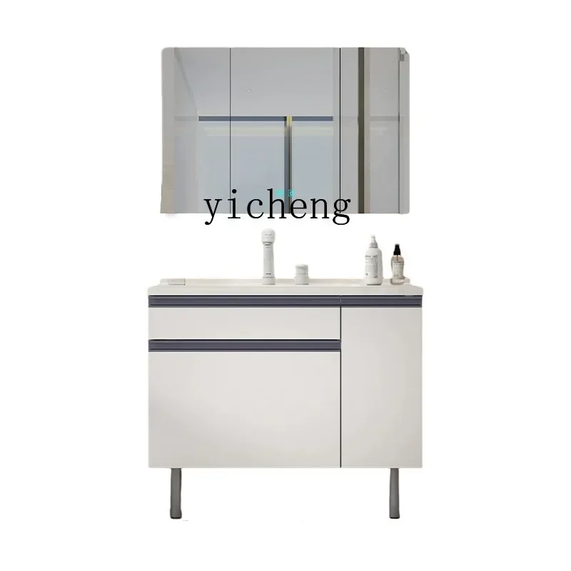 v4 Bathroom Cabinet Combination Ceramic Whole Washbin Washstand Sink Bathroom Cabinet Washbasin Cabinet