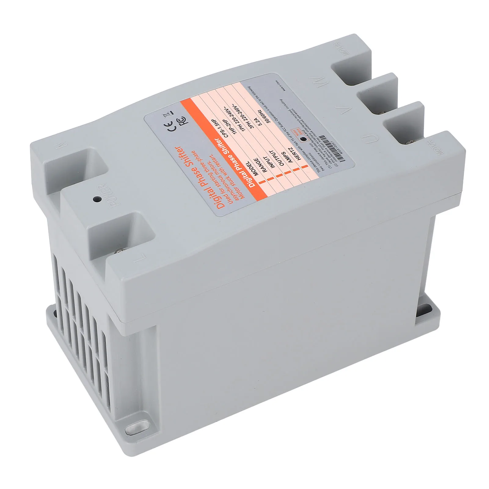 Digital Phase Converter User Friendly Setup Space Saving Multifunctional Single To 3 Phase Converter for Woodworking Machinery