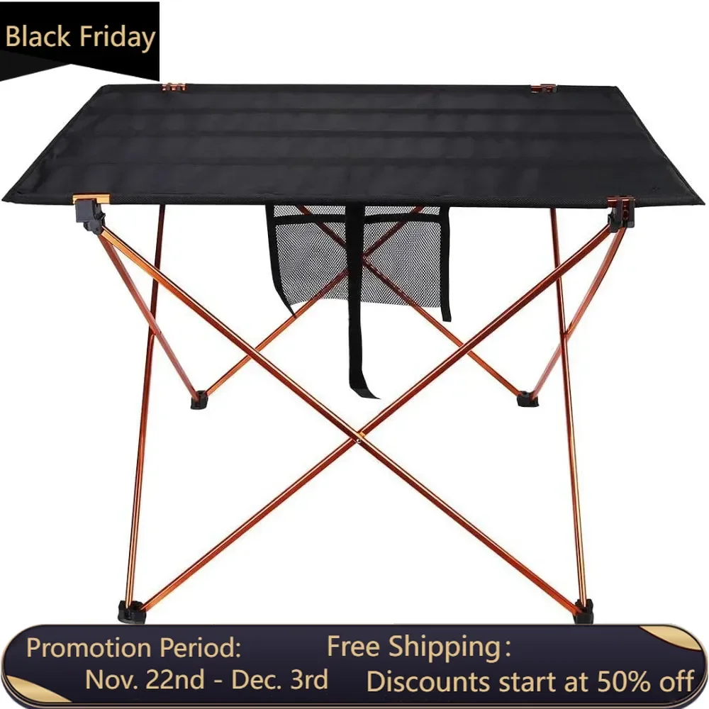 

Portable Folding Camping Table, Compact Folding Table with Portable Bag, Suitable for Outdoor Camping, Hiking, Picnicking