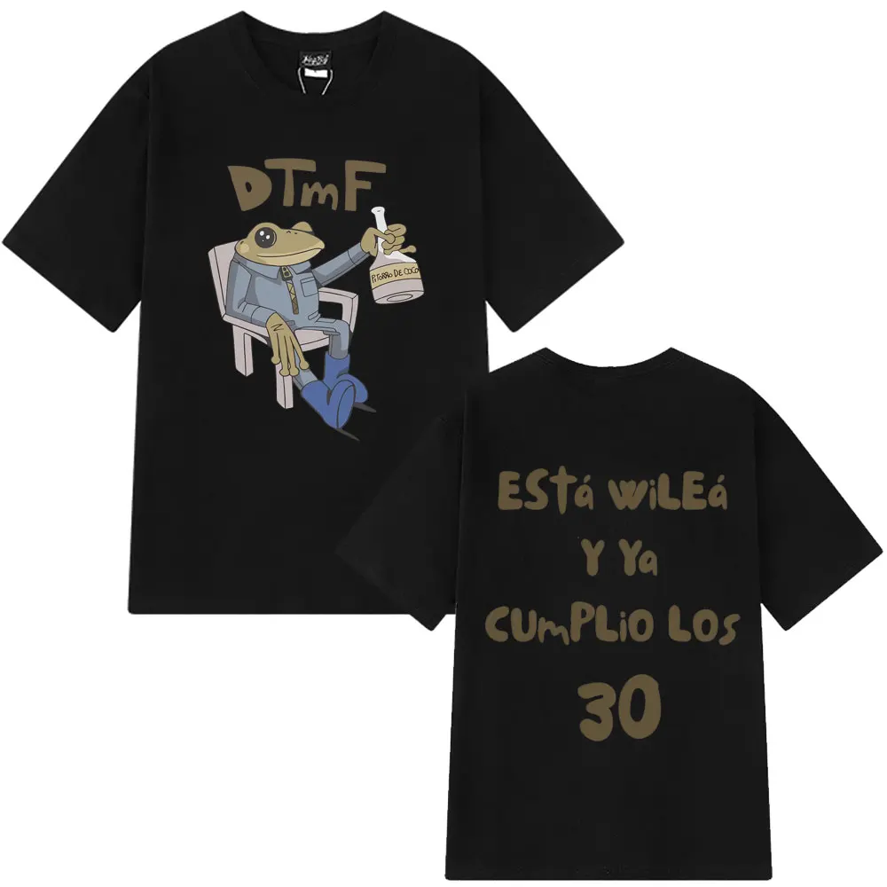 

This Wilea Custom Bad Rabbit DTMF New Album T-shirt for Men's and Women's Fashion Summer Print 100% Pure Cotton T-shirt