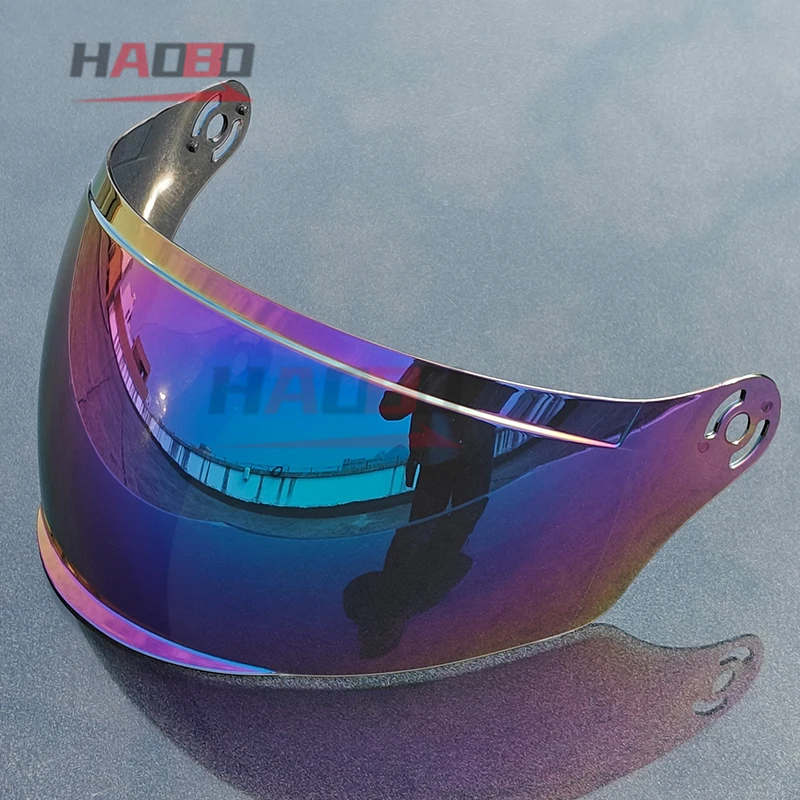 Motorcycle Helmet Lens for ORZ-806 Retro Full Helmet Colored Lens VISORS Windshield Replacement Accessories view 6